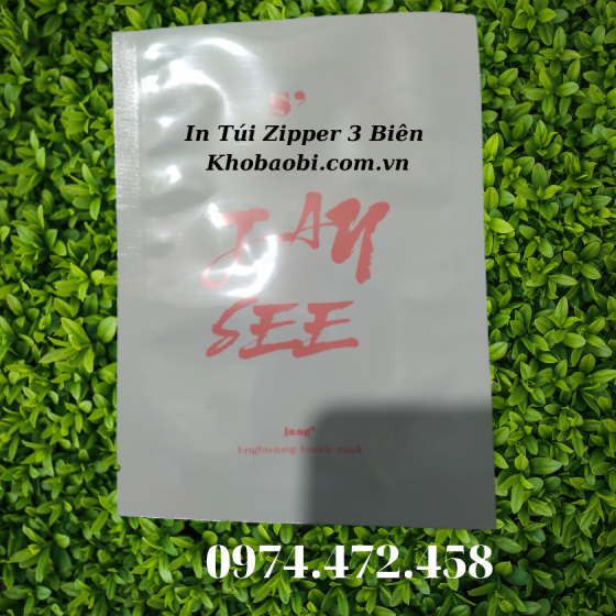 In Túi Zipper 3 Biên Shop IAN SEE