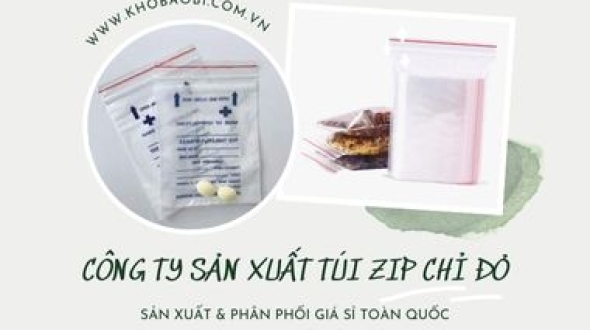 Công ty sản xuất túi zip chỉ đỏ Bình Dương