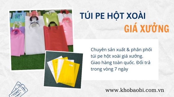 Cung cấp túi Pe hột xoài giá xưởng