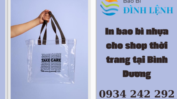 In bao bì nhựa cho shop thời trang tại Bình Dương