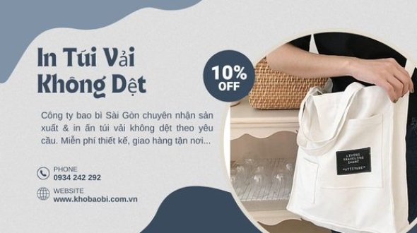 In túi vải không dệt TPHCM