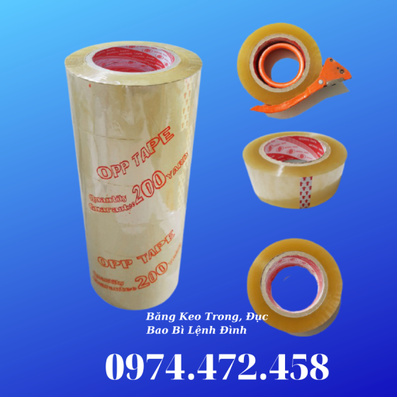 Băng Keo Trong 100 YARDS 200 YARDS