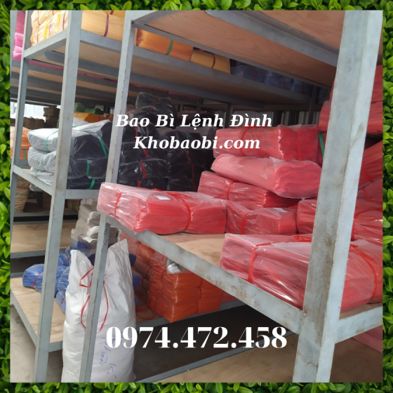 Túi Pe Hột Xoài Màu Đỏ 