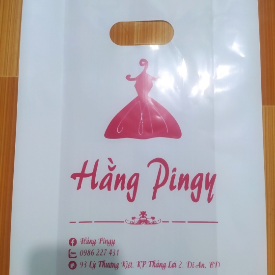 In Bao Bì Nhựa Shop Thời Trang Hồng Thơm