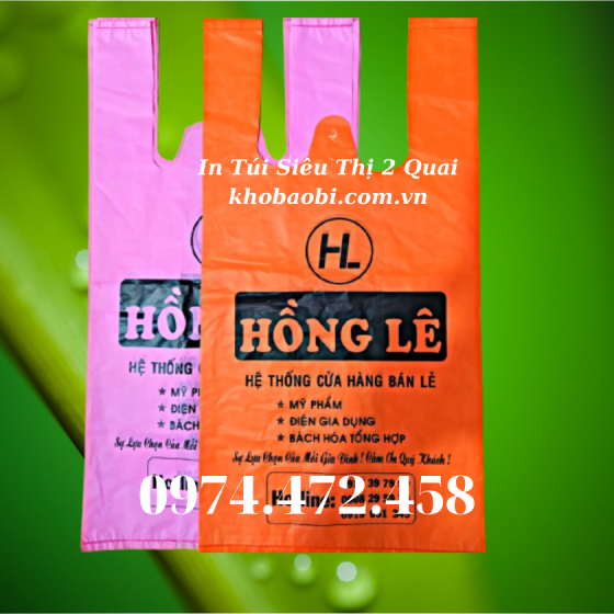 In Túi Siêu Thị Shop Hồng Lê