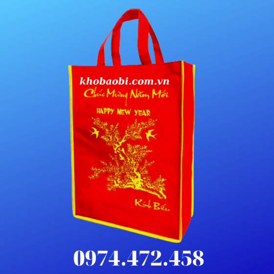 In Túi Vải Không Dệt Chúc Mừng Năm Mới 