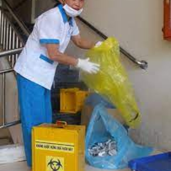 Túi Đựng Rác Chất Thải Y Tế Sinh Hoạt Màu Xanh Dương
