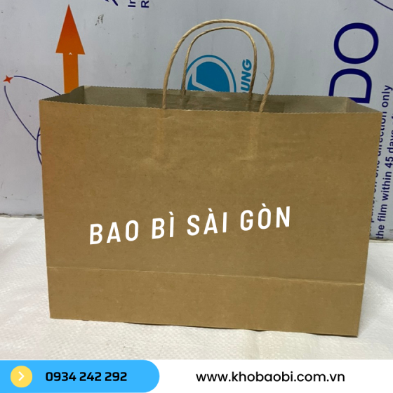 Túi giấy kraft nâu