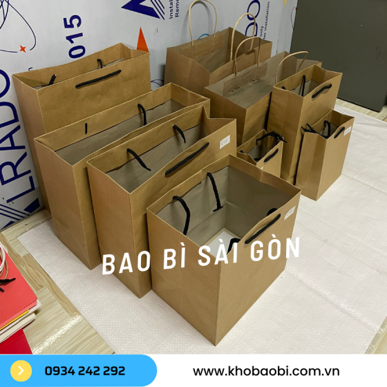 Túi giấy kraft nâu