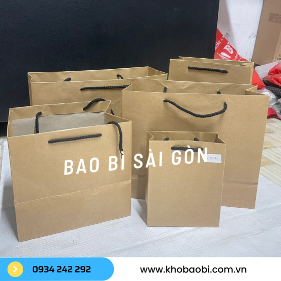 Túi giấy kraft nâu