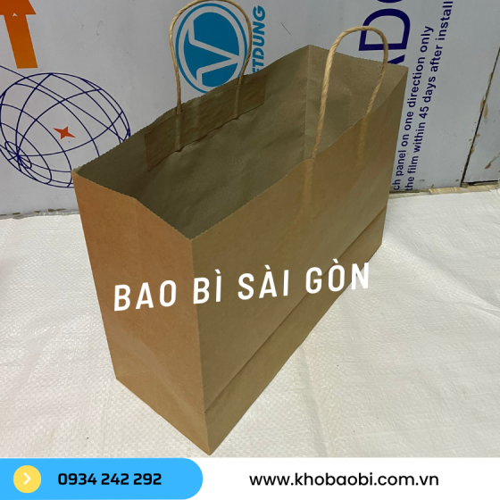Túi giấy kraft nâu