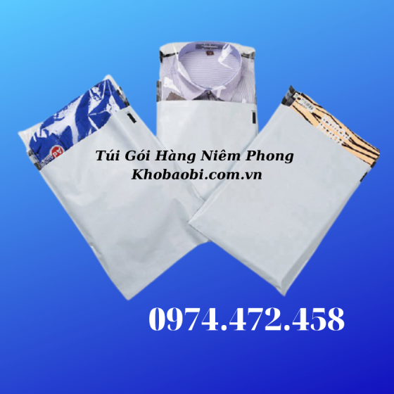 Túi Niêm Phong 2 Da Màu Trắng 