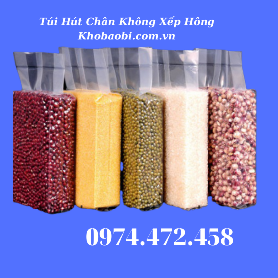Túi Hút Chân Không Xếp Hông 