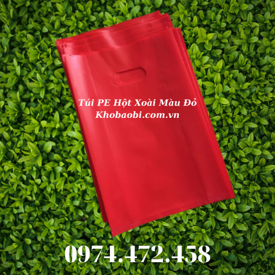 Túi Pe Hột Xoài Màu Đỏ 