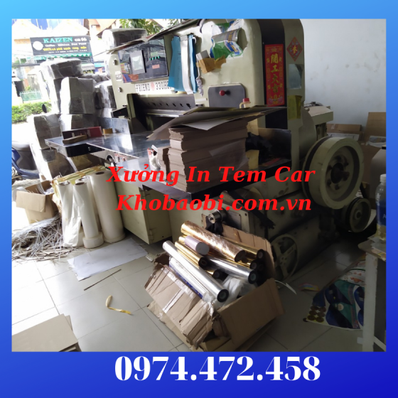 In Tem Nhãn-Decal Giấy Dán- Cơm Cháy Chà Bông